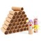 36 Brown Empty Paper Towel Rolls, Cardboard Tubes for Crafts, DIY Classroom Projects (1.6 x 5.9 In)